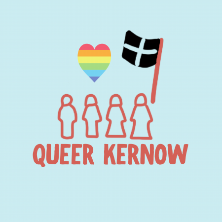 Queer Kernow logo Badge